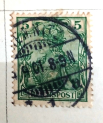 Briefmarke reichspost - briefmarke,