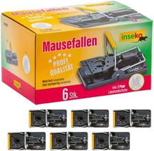 6 x inseko Profi-Mausefallen