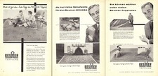 3w50033/ Konvolut Reklame aus 1956 – BESMER Teppiche – Hamburg