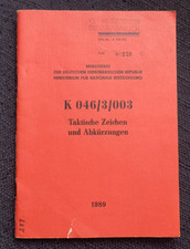 NVA DV K 046/3/003 TAKTISCHE ZEICHEN UND ABKÜRZUNGEN 