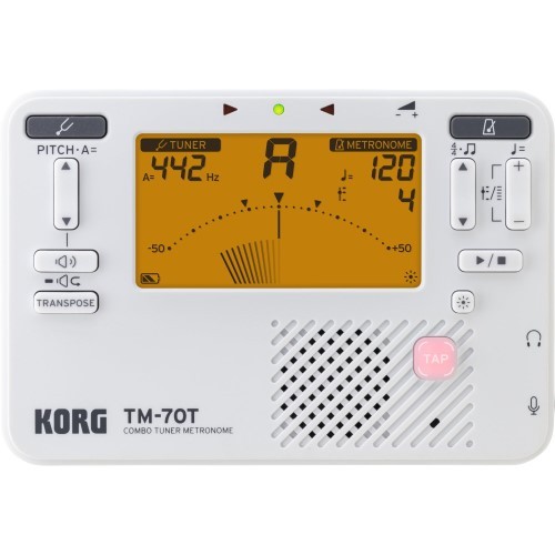 Korg 70t metrotuner - tm-70t, wh