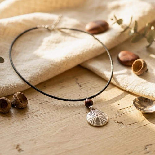 Minimale lederbandkette - minimale,