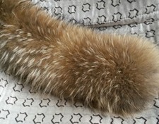 Waschbär Pelz Kapuze Kragen