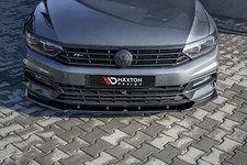 Cup Spoilerlippe Front Ansatz V.1 passend für VW Passat R-Line B8 schwarz Hochgl