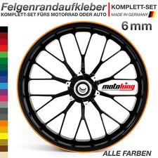 Felgenrandaufkleber 6mm  Audi