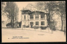 AK Liège, Exposition-Ausstellung 1905, Chalet de L´ Augustinerbrau 