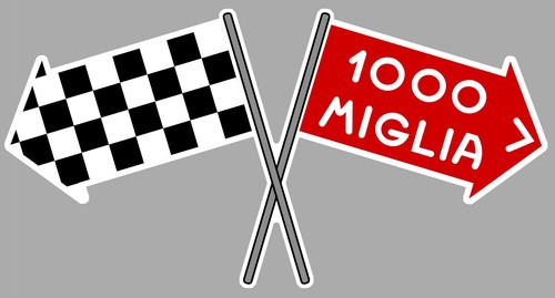 Aufkleber flagge kariert 1000 - kariert,