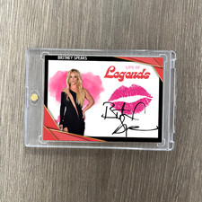 Britney Spears Trading Card Fanart Kisscard Autograph Signature Auto Collectible