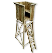 Drückjagdbock geschlossen Hochsitz Kanzel offen Jagdbock DBG_362 der Spanier