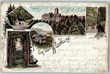 13180444 - 5900 Eisenach Wartburg Marienthal Blick v.d. hohen Sonne Hirsche