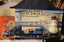  Modelle Lkw Freight-Liner mit Schneemann Neu , "Brauerei Reichhold"