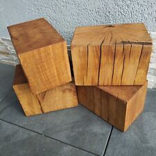 Dekosäule Holzsäule Podest Eiche Massiv Pflanzenpodest Blumenständer