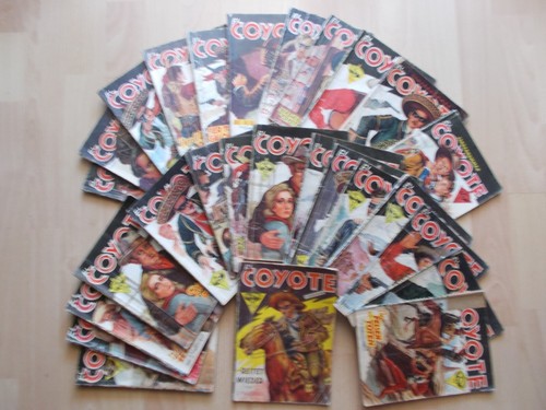 Romanhefte coyote 28 stk - el,