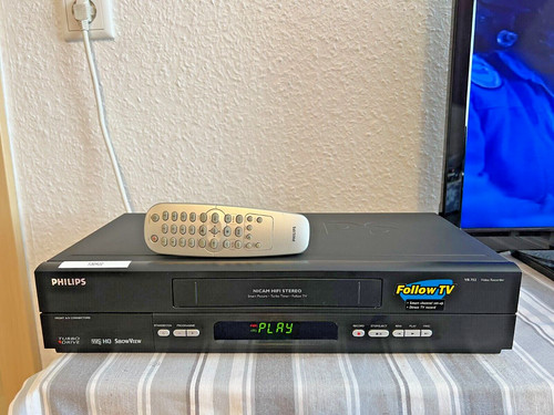 Vhs vcr philips 752 hifi - vhs,