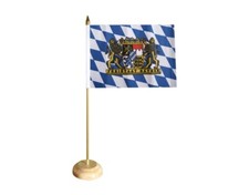 Tischflagge Deutschland Bayern