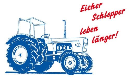 Aufkleber eicher schlepper - "eicher,