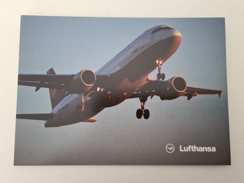 Postkarte lufthansa airbus - postkarte,
