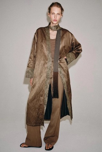 Zara kimono mantel mit schal - mantel,