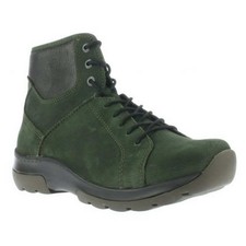 Wolky Schnürschuh Ambient Grün Nubukleder Weite H Stiefelete Boot 0302611 770