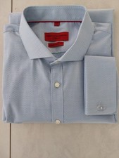 FINSHLEY &HARDING Stretch Super Slim Herren Hemd 17/43 Van Graaf