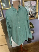 Hemd Herren Streifen Grün weiß Signum XXL