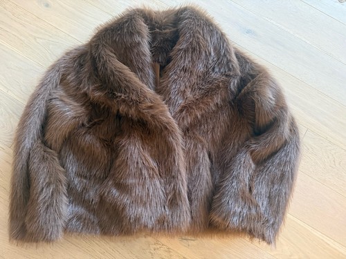 Felljacke m braun neu - felljacke,