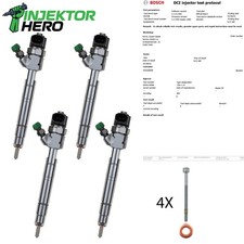 4x 0445110096 Einspritzdüse Injektor Mercedes-Benz Vito 2.2 CDI 0986435063