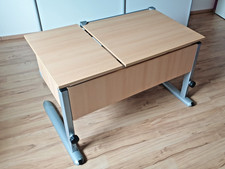 Schreibtisch Kettler 06603-272, Höhenverstellbar, silber