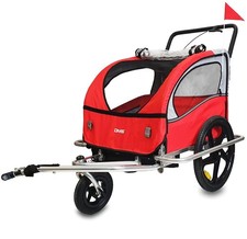 Fahrradanhänger 2 in 1 Kinderanhänger Fahrrad Anhänger Jogger Radanhänger Kinder