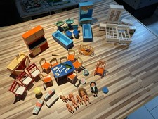 Konvolut Vero DDR Puppenmöbel für Puppenstube Küche Bad Schlafzimmer