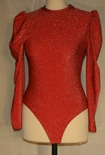 Damen langarm Body rot M