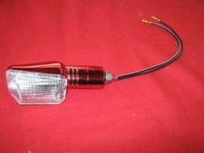 universal Motorrad Roller Miniblinker Blinker hinten vorne Gehäuse rot 1 stk