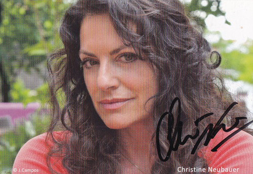 Autogramm christine neubauer - -,