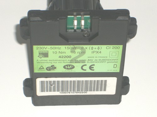 Bubendorff motor die atix - bubendorff, f
