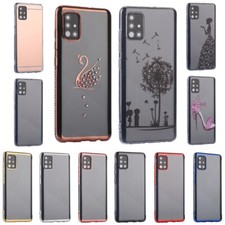 Hülle für Samsung Galaxy A52s A52 A51 A71 Schutzhülle Silikon Case + 3D Glas