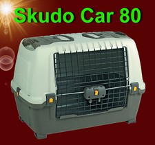 Hunde Transportbox 🐶 SKUDO CAR 80 🐶 Urlaub Reise Flugbox Hundebox