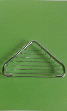 Eck - Schwammkorb für Bad / Dusche - Badzubehör, verchromt 