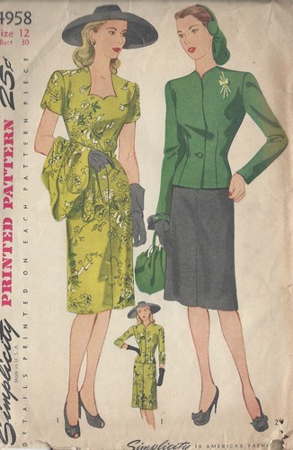 Vintage schnittmuster b30 - vintage,