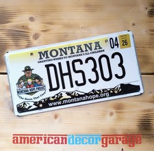 USA Nummernschild/ Kennzeichen/license plate*Montana Hope Project* 