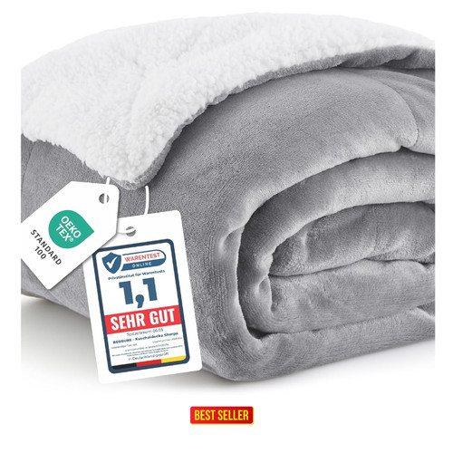 Bedsure sherpa kuscheldecke - sherpa,
