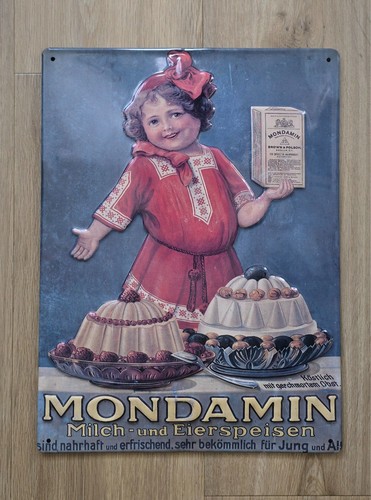 Mondamin blechschild 29x39 - mondamin,