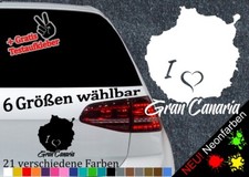 I Love Gran Canaria Aufkleber
