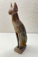 Bastet die Katzengöttin - Figur Marmor handgefertigt in Ägypten - ca. 22 cm hoch