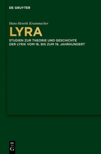 Lyra hans henrik krummacher - lyra,