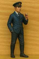 Edwardian Naval Officer Smoking - Scale Model Figure M27