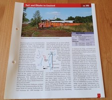Archiv Eisenbahnstrecken / Torf- und Ölbahn im Emsland / KBS: zu 395 - 4 Seiten