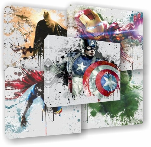 Wandbild marvel avengers - wandbild,