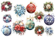 12 Weihnachten Kartenaufleger