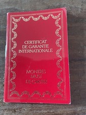 Cartier Garantieheft Must de