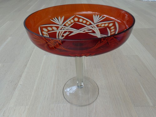 Große obst kristallglas - große,